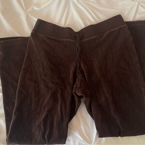 Brown Velour Pants 16 Plus